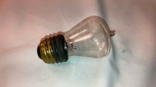 Rare Antique Small Tipped Light Bulb Filament Intact Early Light Bulb Shelby?