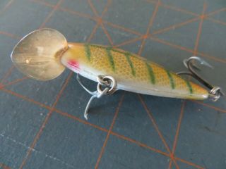 Vintage Bomber Speed Shad - Green Perch - 2 1/2 inch 3
