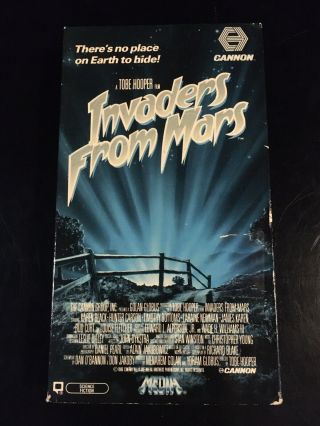 Invaders From Mars Vhs 1986 Horror Scifi Tobe Hooper Cult Vintage Rare Media