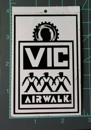 Vic Airwalk Skateboard,  Surf Shoe Tag,  Nos,  Sims,  Powell,  Santa Cruz