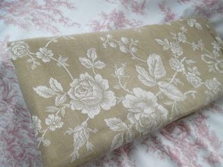 Antique French Ticking Damask Roses - Perfect For Projects