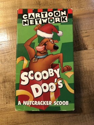 Rare Oop Unrated Scooby Doo’s A Nutcracker Scoob Vhs Video Tape Hanna Barbera