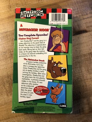 RARE OOP UNRATED SCOOBY DOO’S A NUTCRACKER SCOOB VHS VIDEO TAPE HANNA BARBERA 2