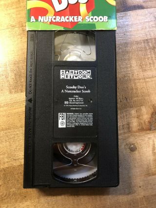 RARE OOP UNRATED SCOOBY DOO’S A NUTCRACKER SCOOB VHS VIDEO TAPE HANNA BARBERA 3