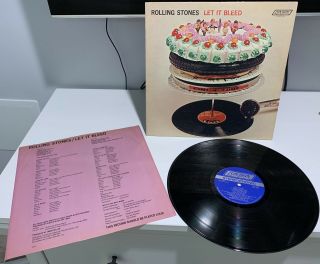 The Rolling Stones Let It Bleed 1969 London Nps - 4 Rare U.  S.  Poster Ex