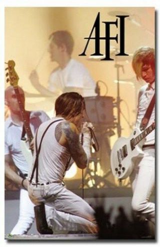 Afi Poster Live In Concert Rare Hot 24x36