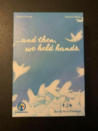 And Then,  We Held Hands - Rare Oop Out Of Print Board Game By Ludicreations