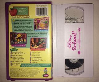 Barney - ABC ' s & 123 ' s (VHS,  1999,  Clam Shell) RARE 2