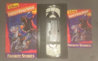 Disneys Favorite Stories - The Legend Of Sleepy Hollow (vhs,  1994) Rare