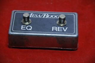 Vintage Rare Mesa Boogie Eq Reverb Mark Iii 3 Foot Switch Pedal Equalizer Dual