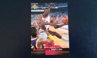 Michael Jordan Chicago Bulls 93 - 94 Upper Deck Ud Spanish 166 Rare Oddball