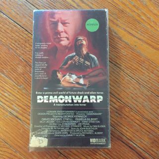 Demonwarp 1988 Rare Horror Vhs