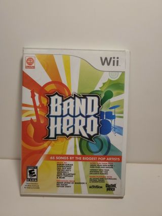 S - Rare Band Hero For Nintendo Wii Complete