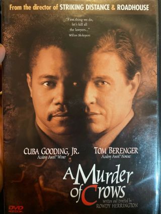 A Murder Of Crows [2001] Dvd Cuba Gooding Jr Tom Berenger Rare