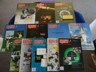 Qst Amateur Radio Magazines - Complete Run From 1993 - All 12 Issues Ex Cond