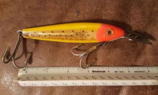 Vintage L&s Fishing Lure 6 " Billfish Bf Tuff Tough Bait Color