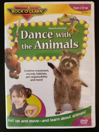 Rock N Learn: Dance With The Animals Rare Kids Dvd Buy 2 Get 1