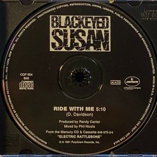 Blackeyed Susan (britny Fox) " Ride With Me " - 1991 Ultra Rare Promo Cd Single