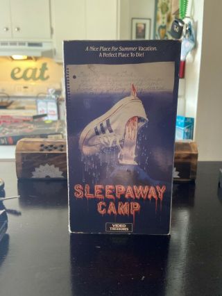 Sleepaway Camp Vhs - Video Treasures Rare Slasher Gore Horror Cult Big Box Sov