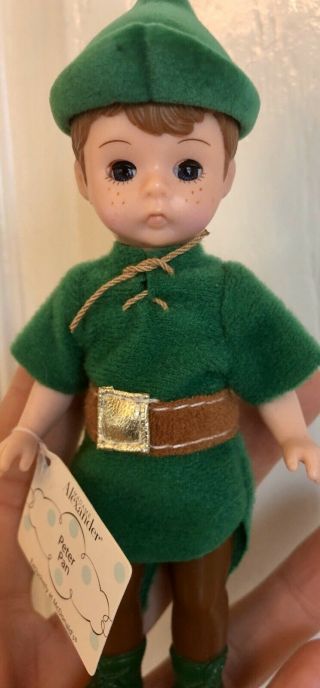 Vintage - Disney Peter Pan Madame Alexander Doll/figure Sleepy Eyes That Close