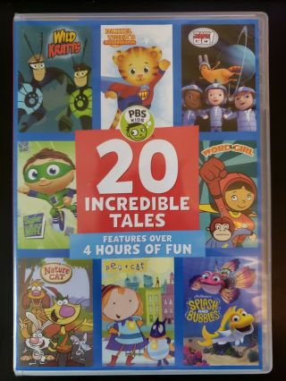 20 Incredible Tales Rare Kids Dvd With Case & Cover Artwork Buy 2 Get 1