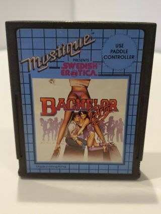 Atari 2600 Bachelor Party 1982 Mystique Rare Vintage Video Game