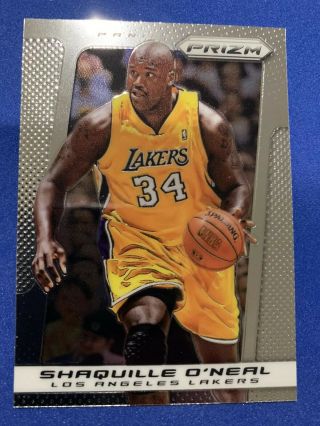 Shaquille O’neal 2013 - 14 Prizm Basketball Los Angeles Lakers Magic Heat Rare