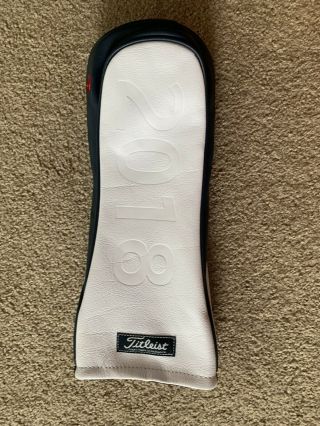 Titleist Limited Edition head cover rare leather white special premium driver 2