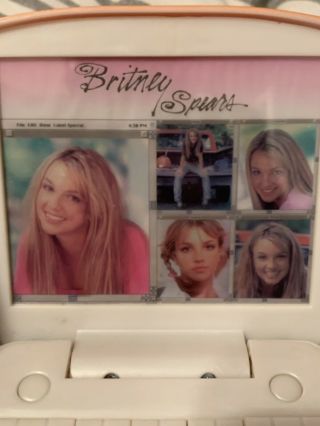 Britney Spears RARE Mini Laptop Toy Official 2000 Britney Brands Inc 3
