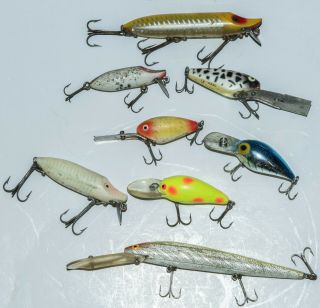 Wiggle Wart,  Heddon Spooks & Deep 6,  And Finnish Minnow,  Selection