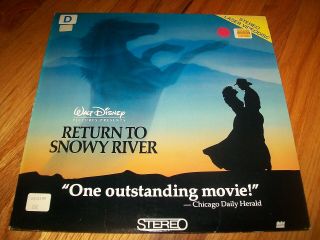 Return To Snowy River Laserdisc Ld Very Rare Walt Disney