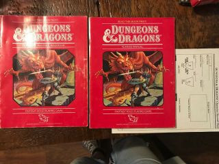 Dungeons & Dragons Basic Rules Set 1 TSR 1981 Rare COMPLETE Character 3