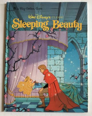Sleeping Beauty Walt Disney Classic Big Golden Book Hardcover 1986