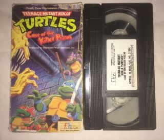 Teenage Mutant Ninja Turtles - Case Of The Killer Pizzas (vhs,  1989) Tmnt Rare