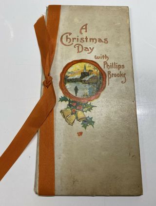 Antique Victorian Gift Book A Christmas Day With Phillip Brooks