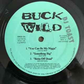 V/a – Buck Wild Rap 12 " Single 1995 Biggie Onyx D&d Lord Tariq Vinyl Record Rare