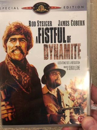 A Fistful Of Dynamite (dvd,  2009,  2 - Disc Set,  Collectors Edition) Rare Region 2