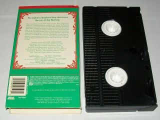 The First Christmas VHS Rankin & Bass claymation animation Angela Lansbury RARE 2