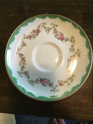 Antique John Maddock And Sons Royal Vitreous Saucer For Demitasse Cup