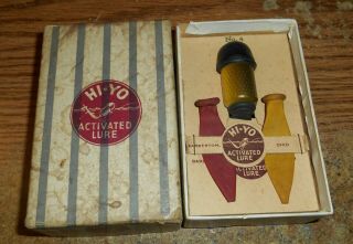 Vintage Hi - Yo Dry Ice Activated Lure/rare Ohio Lure/in Rare Box