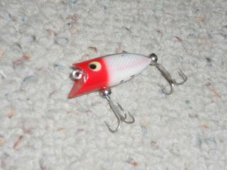 Vintage Heddon Tiny Lucky 13 1.  75 " Fishing Lure - Shiner Scale -