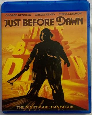 Just Before Dawn Blu Ray Rare Oop Code Red World Wide Buy It Now