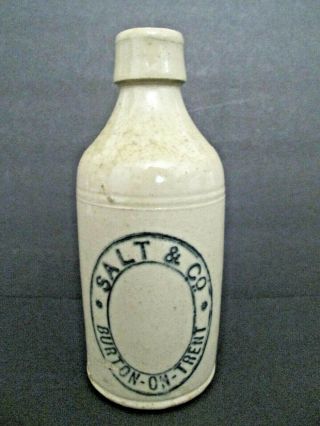 Rare Salt & Company Stoneware Mineral Water Bottle Burton - On - Trent