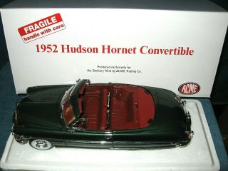 Rare Ltd Ed 1952 Hudson Hornet Convertible Acme/danbury 1/18