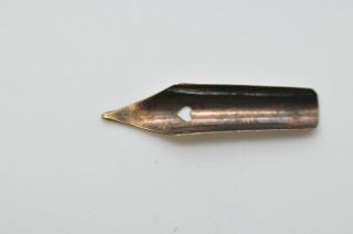 Lovely Rare Vintage Spare J.  Whytwarth Fountain Pen Nib 14ct - Medium Tip 2
