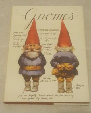 Rare 1st Us Ed Gnomes By Will Huygen Rien Poortvliet 1977 Vintage Hardcover