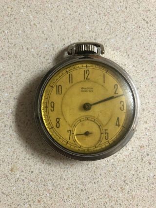 1942 Vintage Ww2 Era Antique Pocket Watch