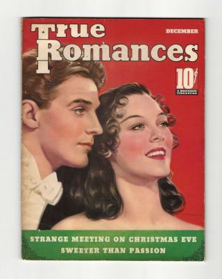 1936 True Romances - Great Cover & Pics - Rare " Reputation: The Girl Lost It "