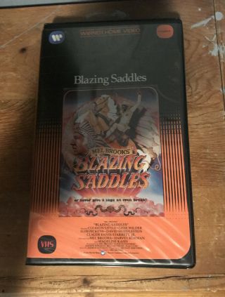 Blazing Saddles (vhs 1983 Clamshell Case) Rare Htf