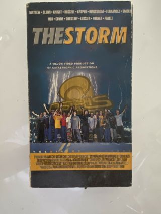 Rare 1999 The Storm (osiris Shoes) Skateboard Vhs Video Tape Jerry Hsu Mayhew